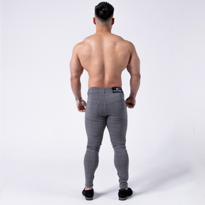 KCC Men's Premium Check Pants - Dark Grey