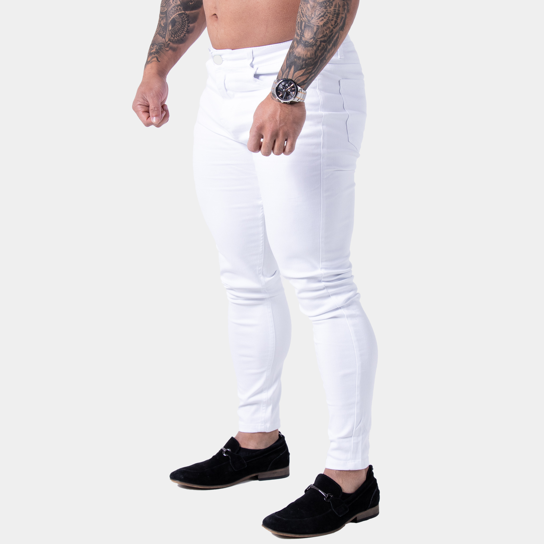 Premium Ultra Stretch Jeans - White