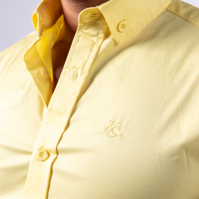 Men's Muscle Fit Short Sleeve Shirt V2 - Yellow