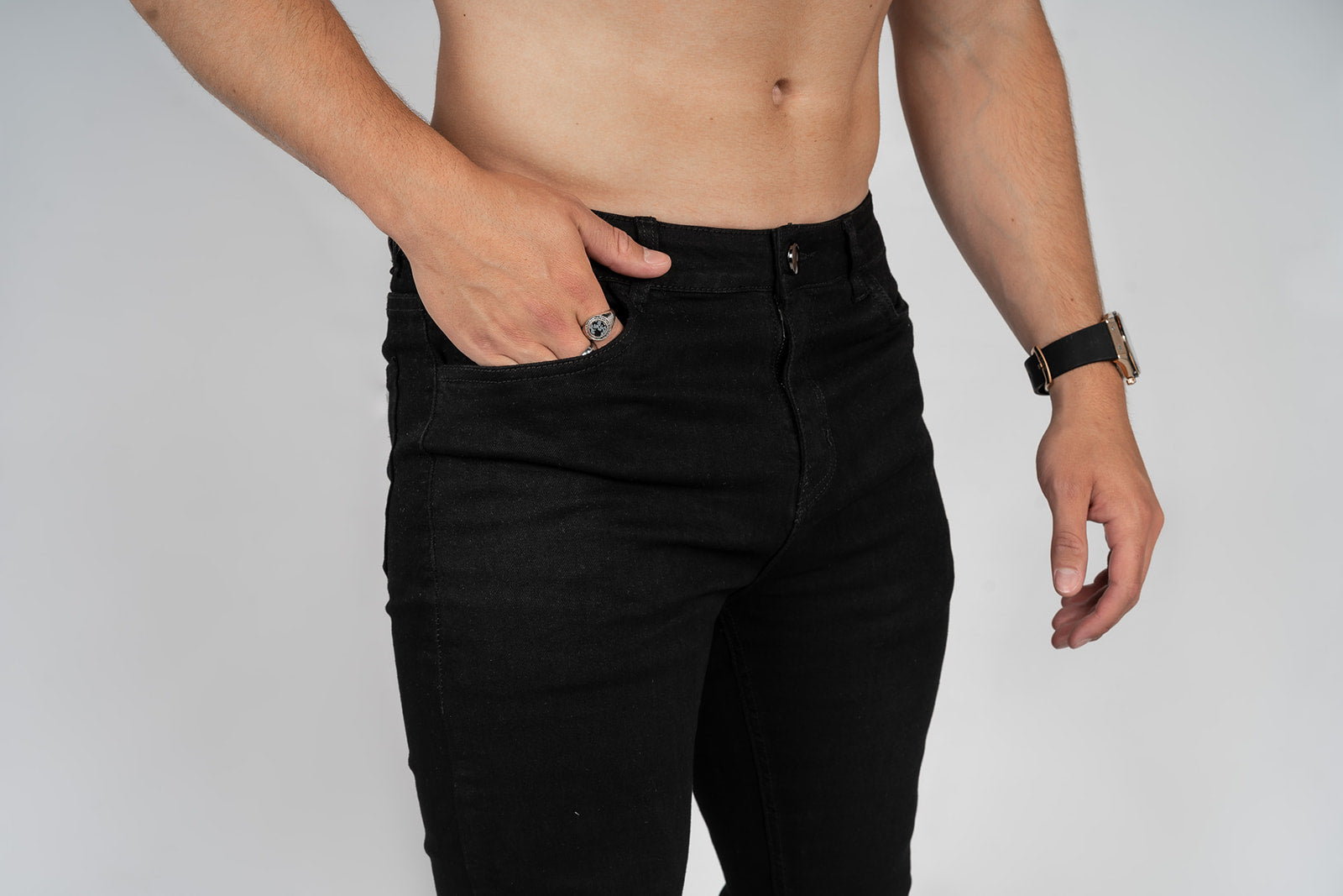 KCC Men's Premium Ultra Stretch Jeans In Carbon Black.jpg