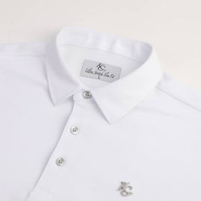 Men's Essential Snow White Polo Shirt