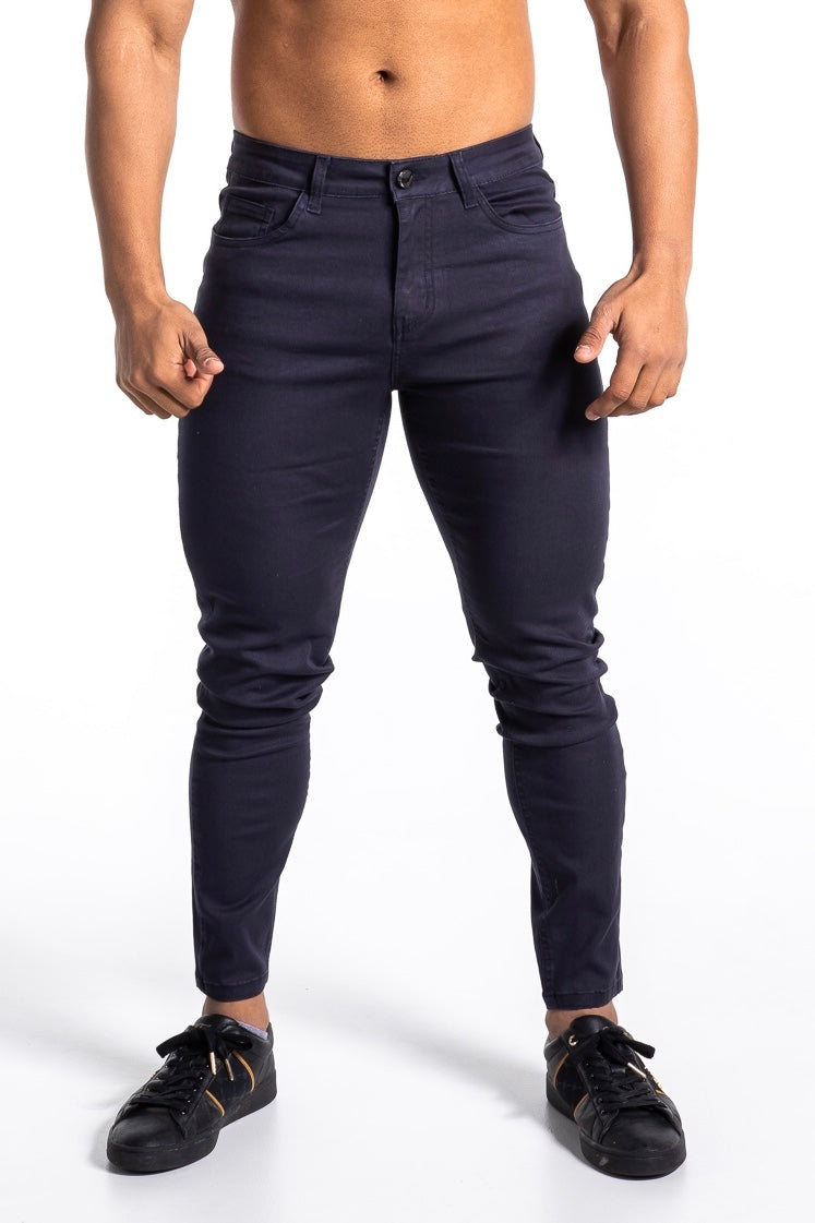 KCC Men's Premium Ultra Stretch Jeans In Dark Blue