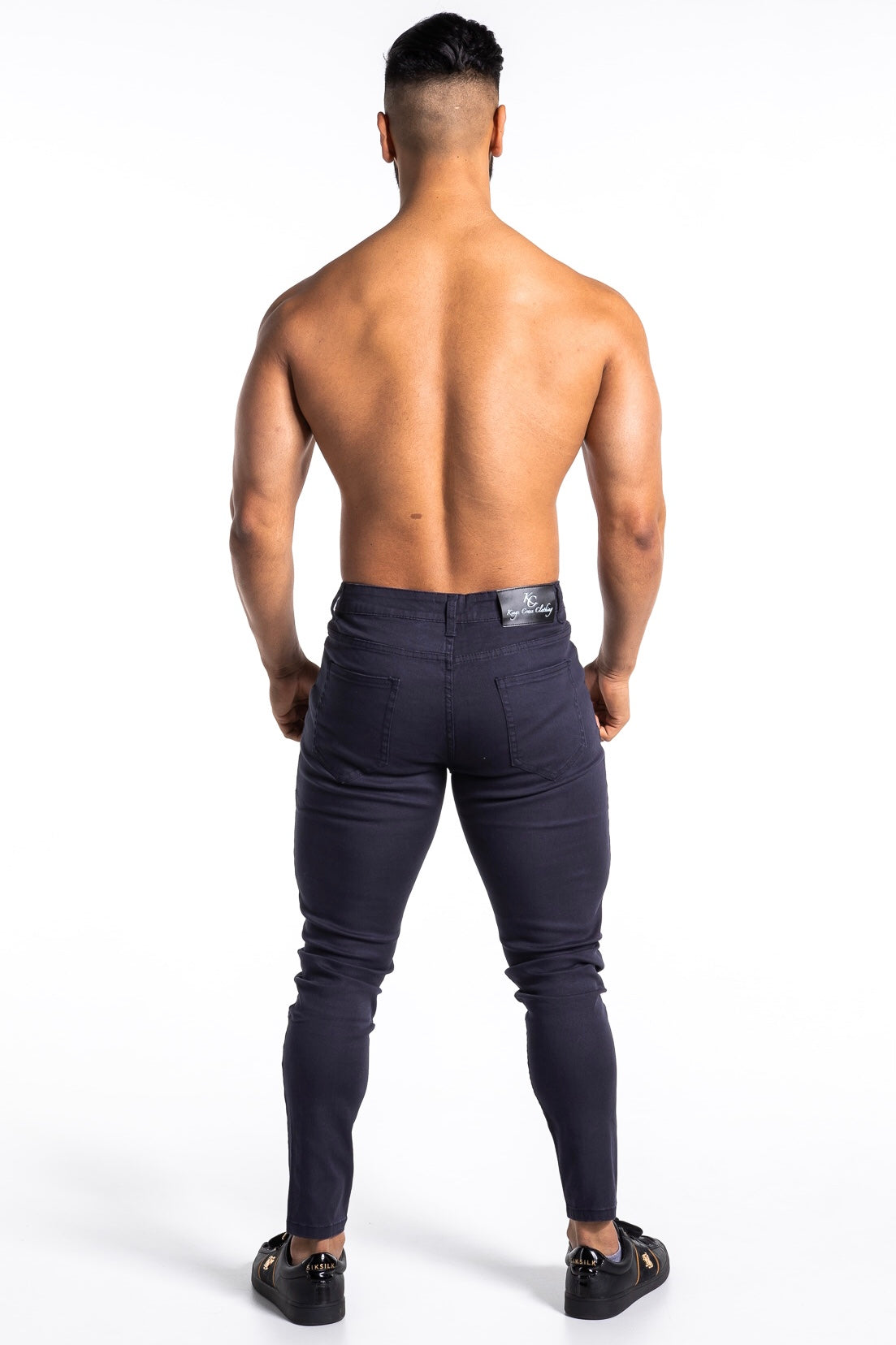 KCC Men's Premium Ultra Stretch Jeans In Dark Blue